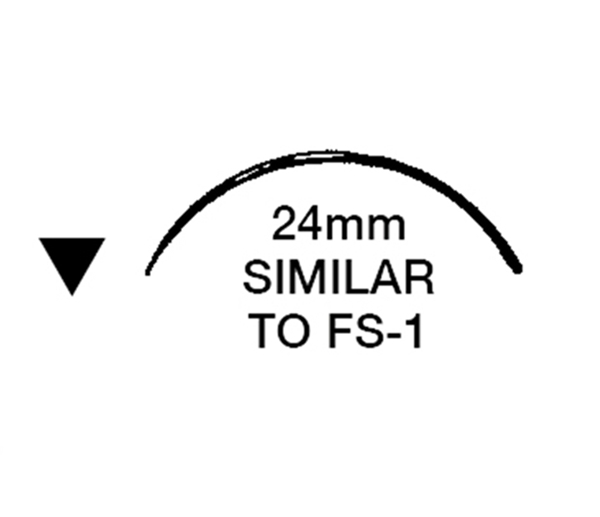 Picture of 3/0, FS-1, 18" Gut Plain Suture - A68EL