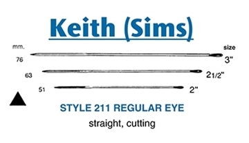 Picture of Style 211 - Keith Needle (Sims) Straight Cutting