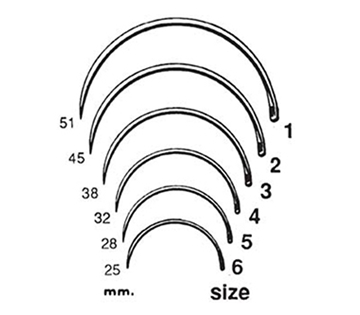 Picture of Style 240 - Mayo Catgut 1/2 Circle